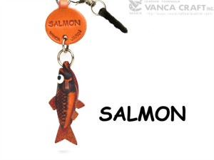 Salmon Leather Fish & Sea Animal Earphone Jack Accessory