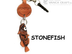 Stonefish Leather Fish & Sea Animal Earphone Jack Accessory