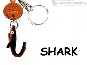 Shark Japanese Leather Keychains Fish 