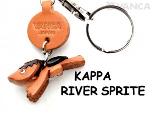 Kappa Japanese Leather Keychains Animal