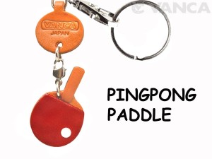 Pingpong paddle Japanese Leather Keychains Goods 