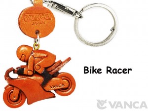 Bike Racer Japanese Leather Keychains Goods