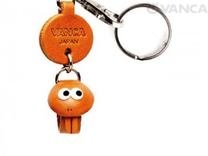 Snake Leather Keychains Little Zodiac Mascot