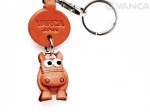 Horse Leather Keychains Little Zodiac Mascot