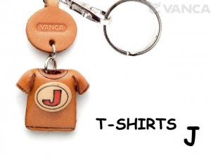 J(Red) Japanese Leather Keychains T-shirt