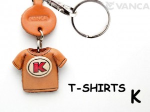 K(Red) Japanese Leather Keychains T-shirt