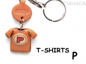 P(Red) Japanese Leather Keychains T-shirt