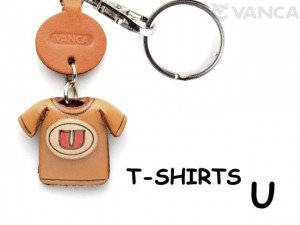 U(Red) Japanese Leather Keychains T-shirt