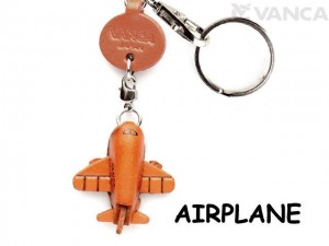 Airplane Japanese Leather Keychains Goods