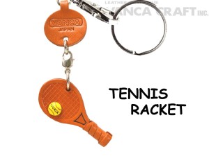 Tennis racket Japanese Leather Keychains Goods 