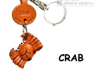 Crab Japanese Leather Keychains Fish 