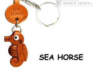 Sea Horse Japanese Leather Keychains Fish 