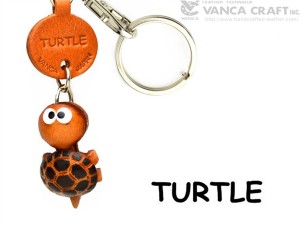 Turtle Japanese Leather Keychains Fish 