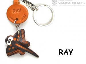 Ray Japanese Leather Keychains Fish 