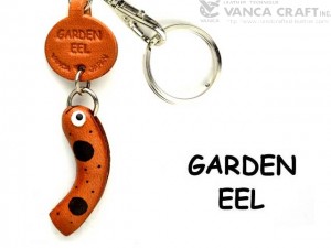 Garden Eel Leather Keychain Sea Animals