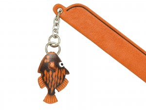 Filefish Leather Charm Bookmarker