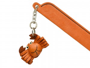 Crab Leather Charm Bookmarker
