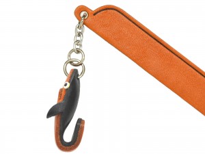 Shark Leather Charm Bookmarker