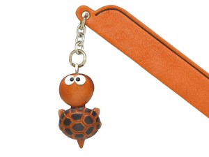 Turtle Leather Charm Bookmarker