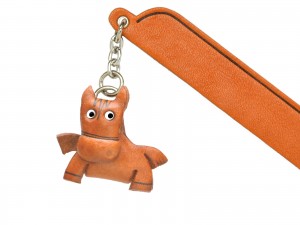 Horse Leather Charm Bookmarker