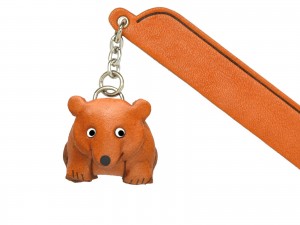 Bear Leather Charm Bookmarker