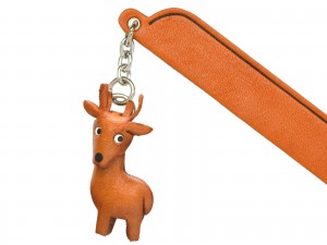 Deer Leather Charm Bookmarker