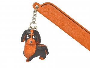 Bernese mountain dog Leather dog Charm Bookmarker