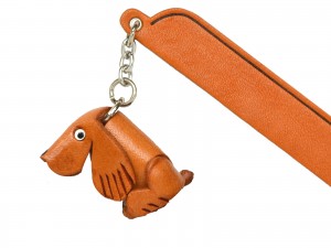 Irish setter Leather dog Charm Bookmarker