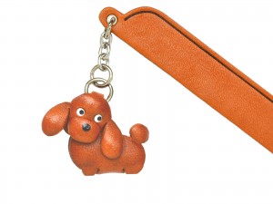 Toy poodle Leather dog Charm Bookmarker