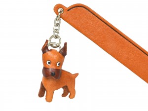 Boxer Leather dog Charm Bookmarker