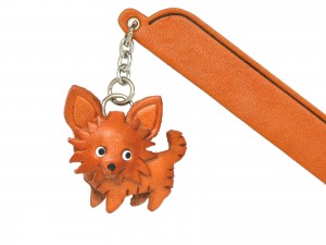 Chihuahua long Leather dog Charm Bookmarker