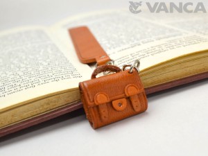 Bag Leather Charm Bookmarker