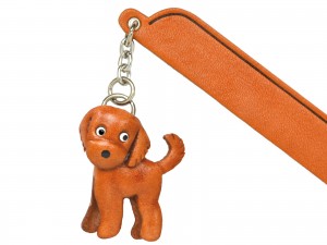 Goldendoodle Leather dog Charm Bookmarker