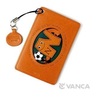 Soccer-N Leather Commuter Pass/Passcard Holders