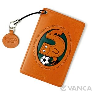 Soccer-U Leather Commuter Pass/Passcard Holders