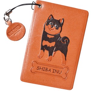 Shiba Black&Tan Leather Commuter Pass/Passcard Holders
